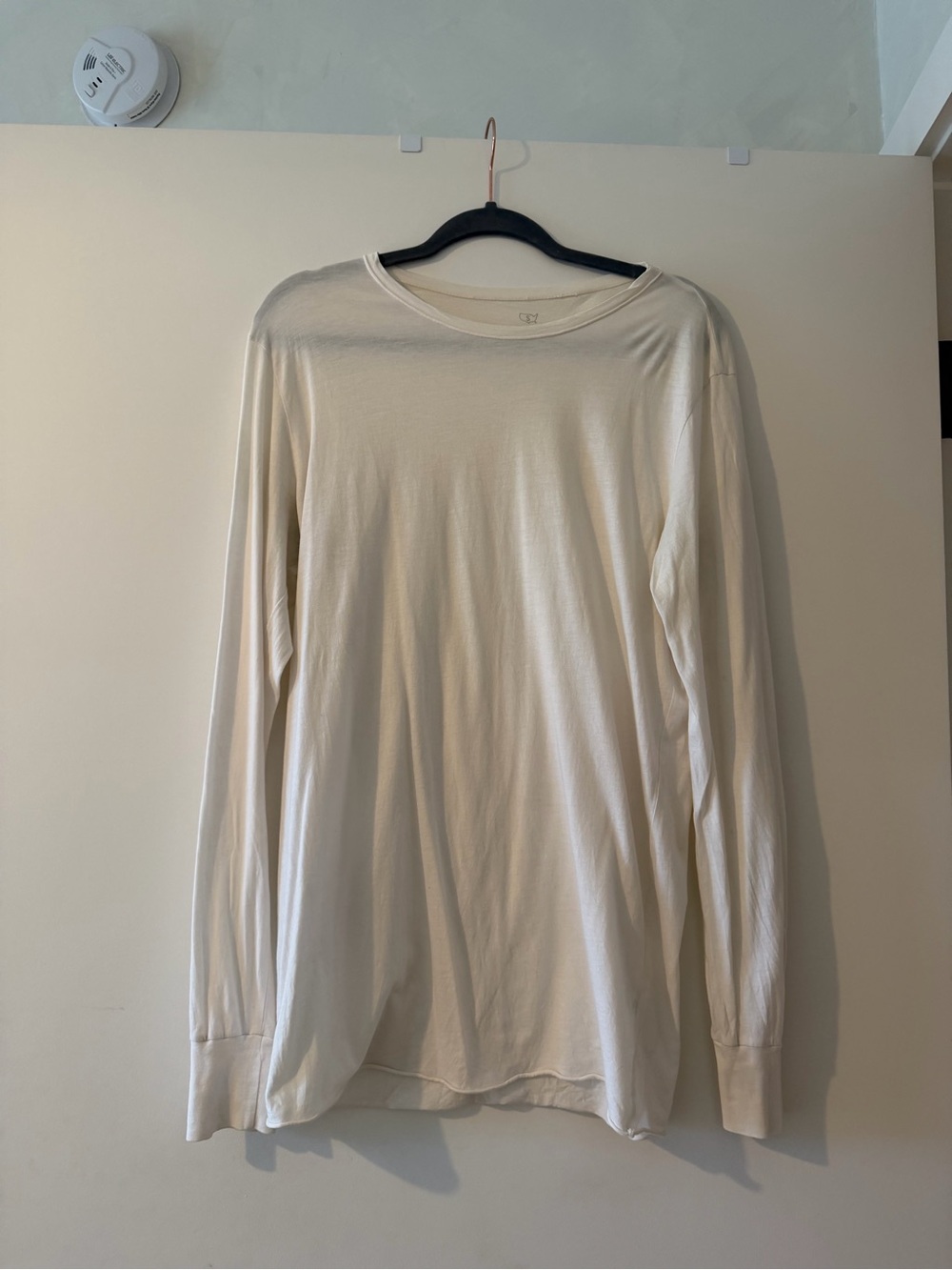 Men’s White Save Khaki United Long Sleeve Top